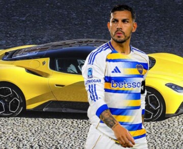 El video viral de Leandro Paredes: llegó al entrenamiento de Boca en una Maserati amarilla de 300 mil dólares