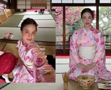 Emilia Mernes en Japón-Ceremonia del té
