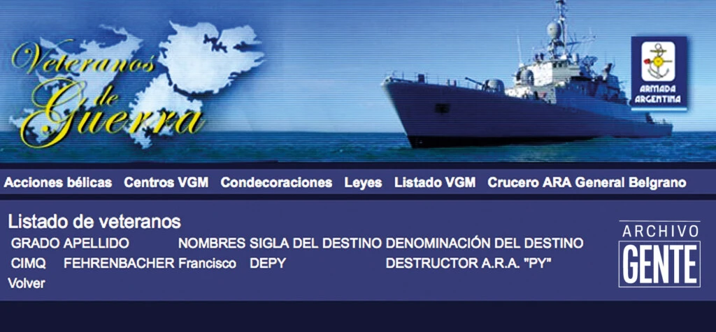 FRANCISCO FEHRENBACHER Malvinas