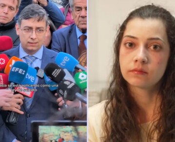 “Lo único que le ha dado este país es la muerte”: qué dijeron los abogados en la puerta de la clínica durante la eutanasia de Noelia Castillo