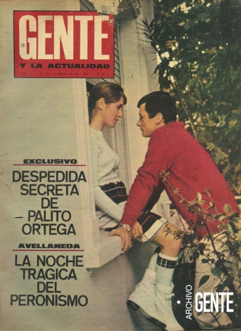 Palito y Evangelina en Revista GENTE