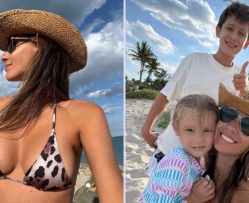 Las fotos más lindas de las vacaciones de Pampita en playas de Estados Unidos con sus hijos Benicio y Anita