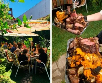 Parrilla oculta-el patio de mabel-asado de tira-revista GENTE