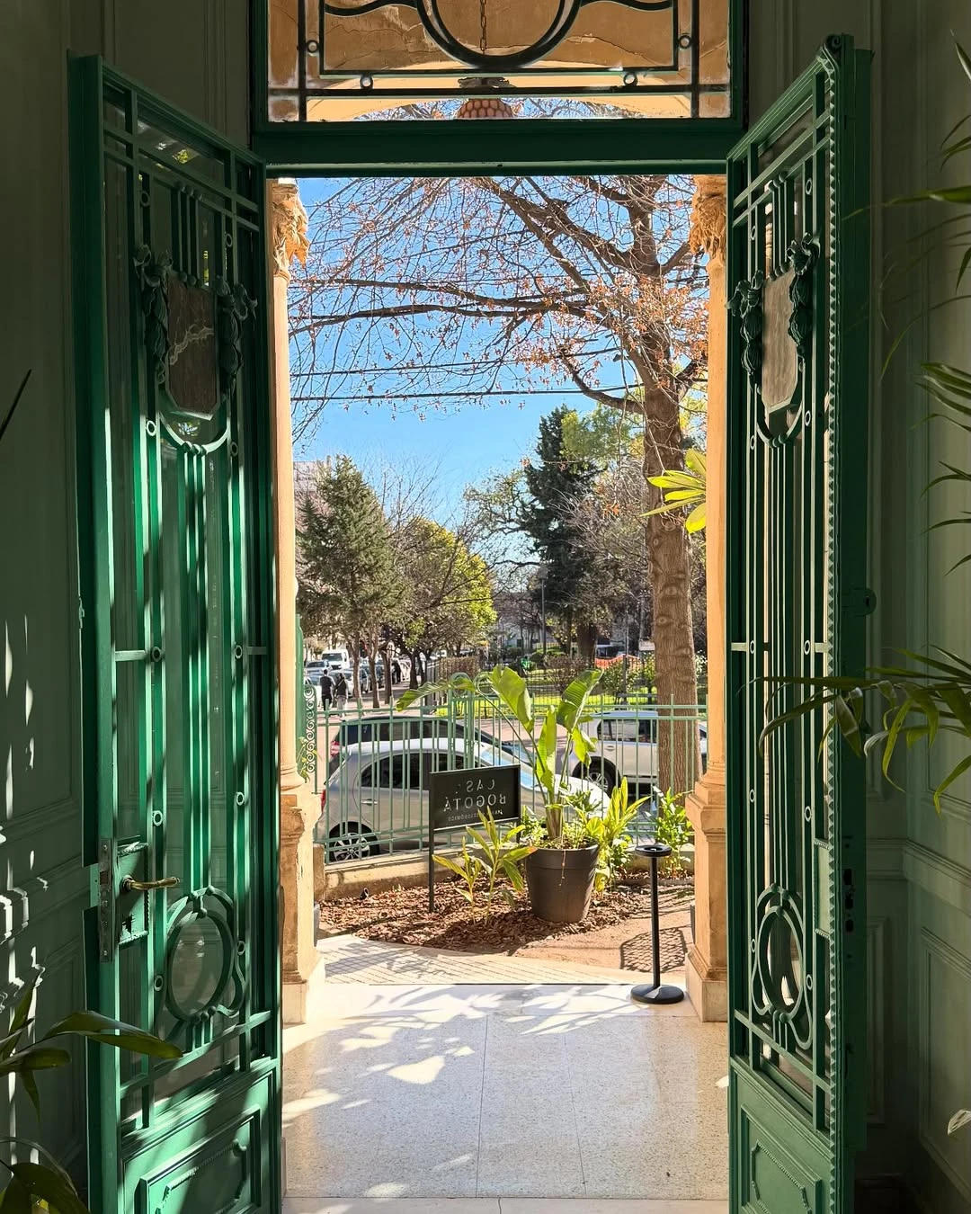 Las vistas desde el interior. 