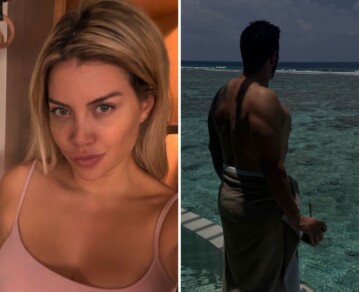 Las paradisíacas vacaciones de Wanda Nara y Martín Migueles en Maldivas: mar turquesa, paseos en bici y comida gourmet