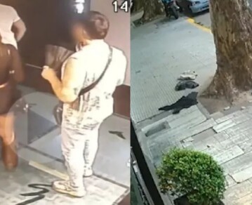 El video que muestra a Luciana Martínez en el hotel con su manager y el turista estadounidense