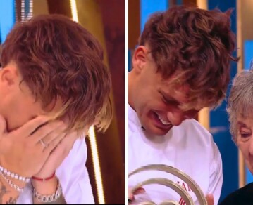 El llanto desconsolado de Ian Lucas al enterarse que ganó Masterchef Celebrity