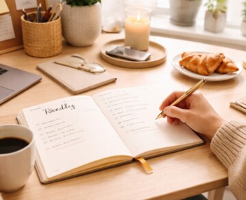 5 hábitos de lunes que ordenan tu semana y te hacen sentir menos abrumado