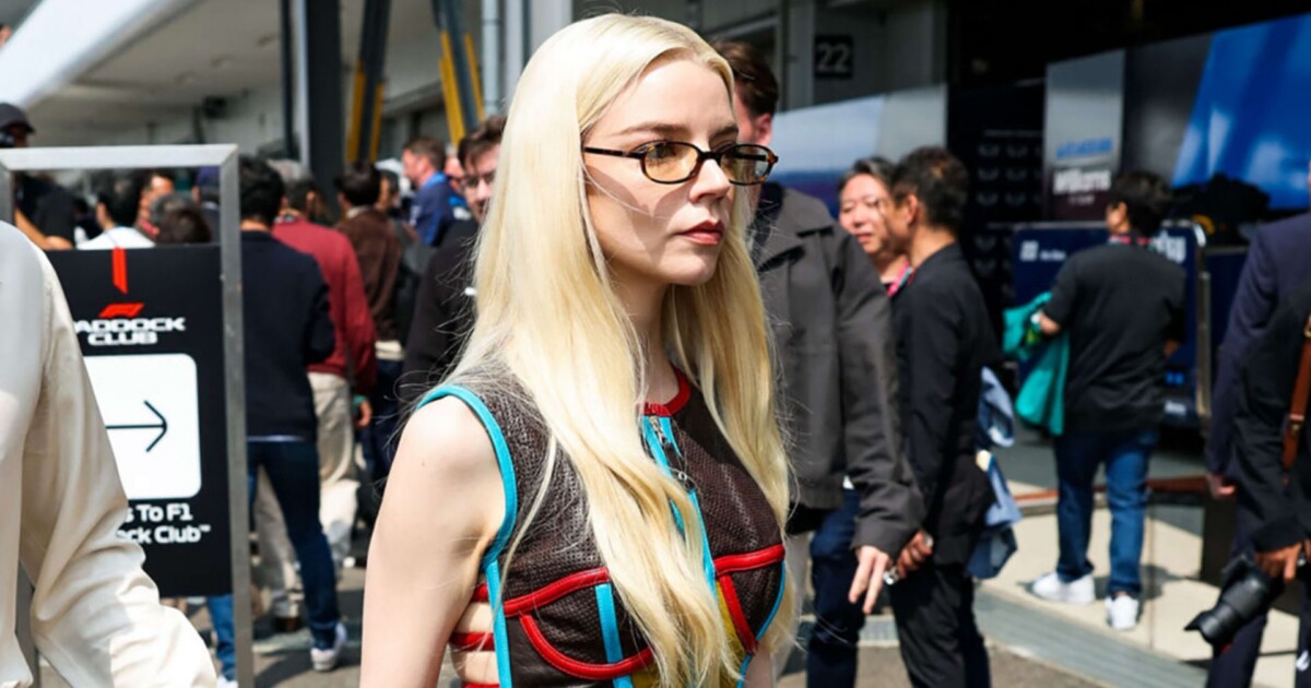 Anya Taylor-Joy deslumbra en el Gran Premio de F1 de Japón: en fotos, las claves de su look