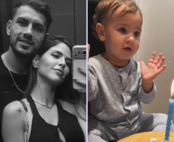 Así fue el íntimo primer cumpleaños de Lautaro, el hijo de Leandro Paredes y Camila Galante