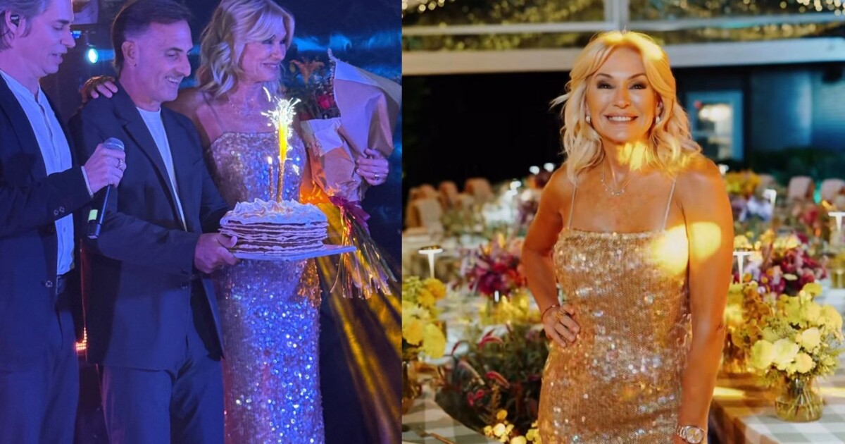 Las fotos de la mega fiesta de cumpleaños de Yanina Latorre por sus 57 años: “girls night”, lujo y show íntimo de Carlos Baute