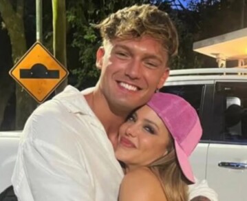 Filtraron una foto de Evangelina Anderson besándose con Ian Lucas y aseguran que el romance existió