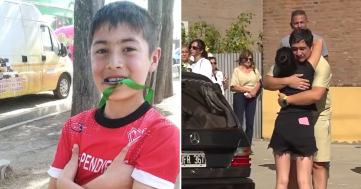 Así fue el desgarrador último adiós a Ian Cabrera, el alumno de 13 años asesinado en Santa Fe