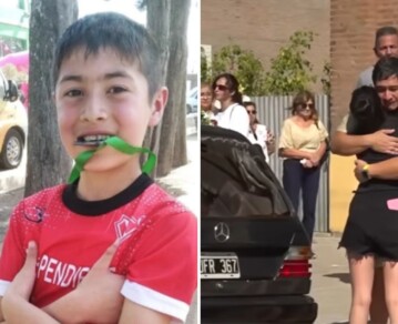 Así fue el desgarrador último adiós a Ian Cabrera, el alumno de 13 años asesinado en Santa Fe