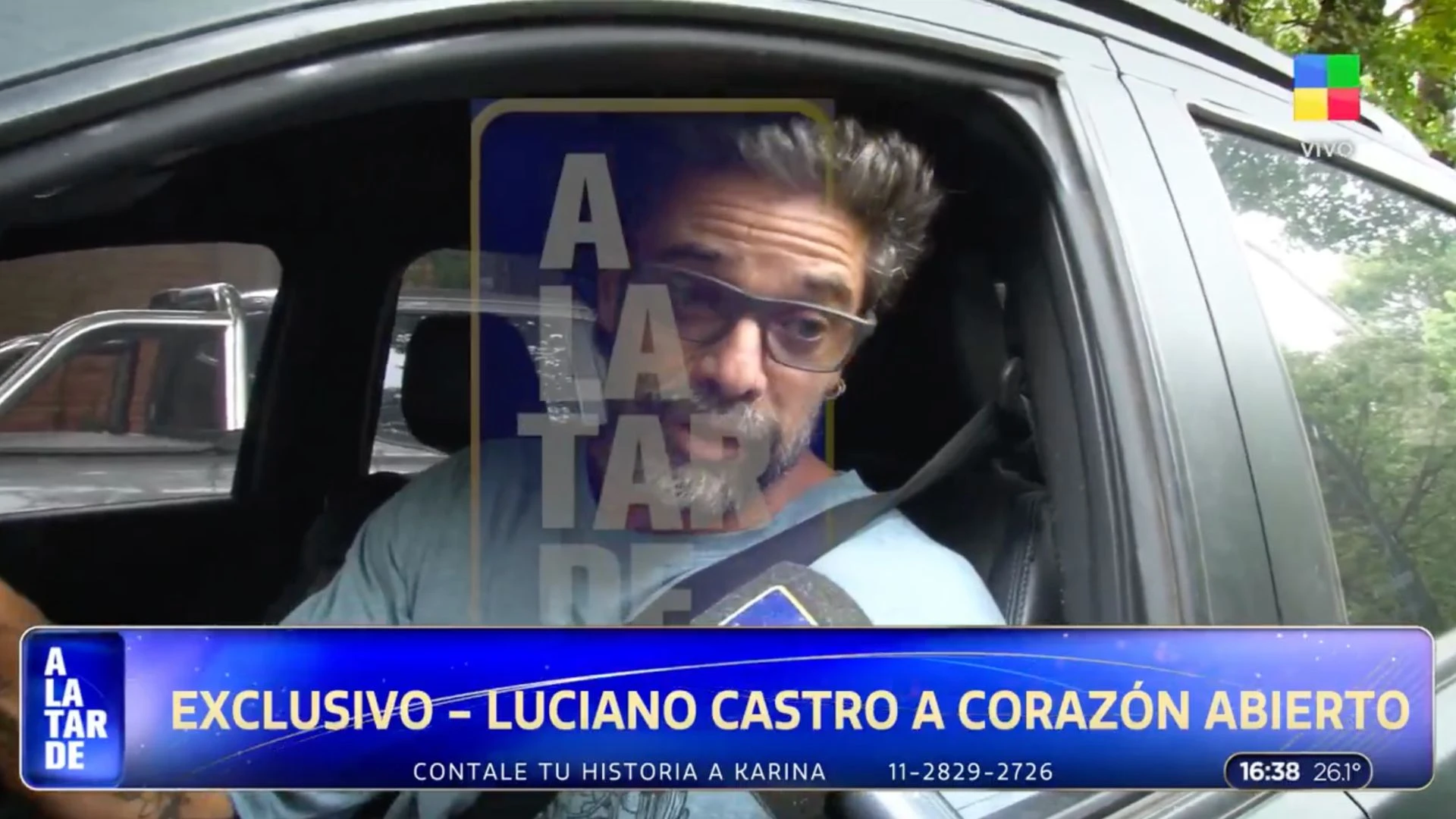 Luciano Castro habló por primera vez luego de su internación.
