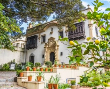 El jardín secreto dentro de un palacio en Retiro: cómo es el restó andaluz con aljibe del siglo XIX que creó un chef estrella Michelin