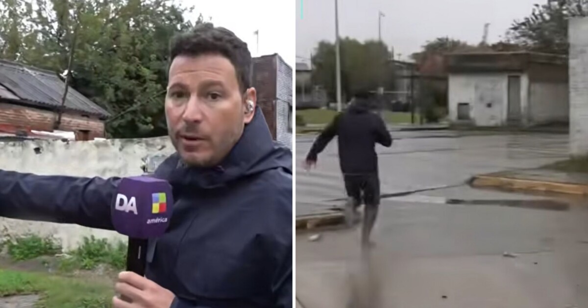 “Vení chorro”: así fue el momento en que el notero de A24 persiguió a los ladrones que le robaron en Dock Sud