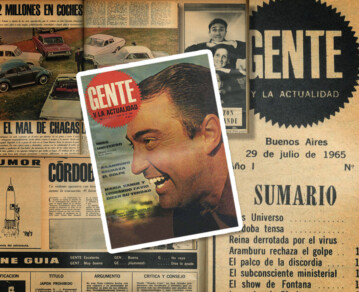 Recorremos por primera vez las 48 páginas del Nº 1 de Revista GENTE, que salió hace 60 años con Cacho Fontana como tapa
