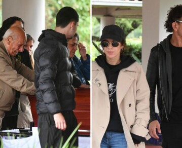 Las fotos del último adiós a Alejandro Farrell: dolor y figuras del espectáculo en Pilar