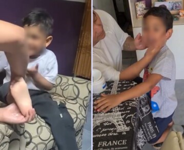 El desgarrador video inédito de Ángel López, a 22 días de su muerte: así se reía con su papá y su mamá adoptiva