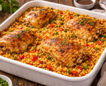 Arroz con pollo al horno bien sabroso: el paso previo que hace toda la diferencia