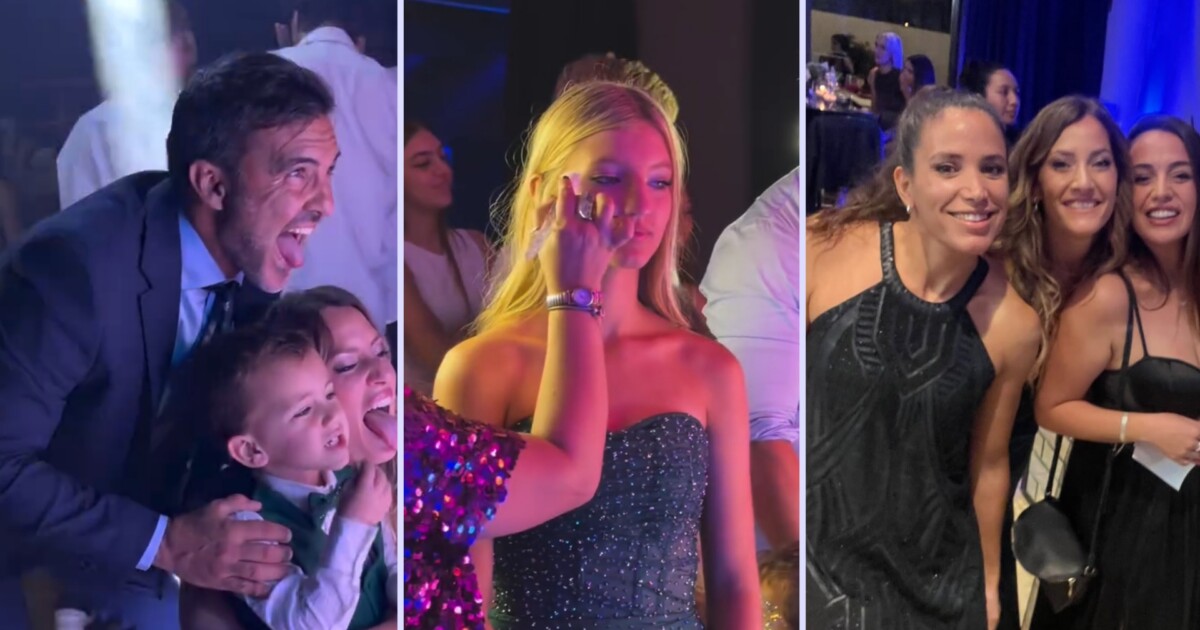Así fue por dentro la fiesta de 15 de Allegra Cubero: pantallas LED, pared glitter y un final con “cotillón de la Selección”
