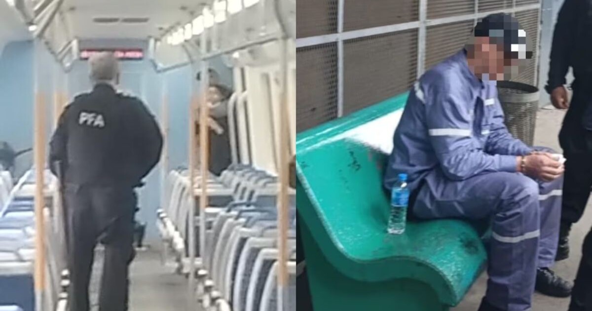 Tensión en el Tren Roca: un hombre armado tomó de rehén a una pasajera y amenazó con detonar una granada