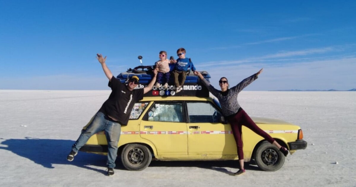 Vendieron todo y dejaron su vida atrás para ir al Mundial 2026: la historia de “Familia a Bordo por el Mundo”