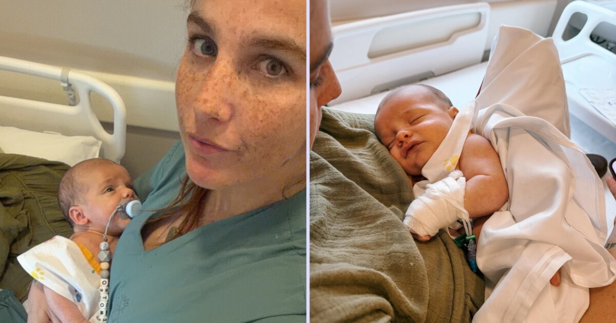 La angustia de Juana Repetto: operaron a Timoteo, su bebé de un mes y medio