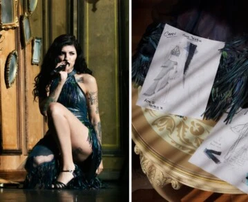 Los looks de Cazzu en Latinaje en Vivo Estados Unidos