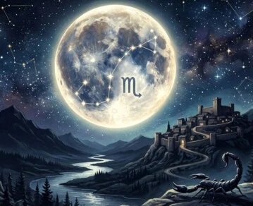Luna llena en Escorpio