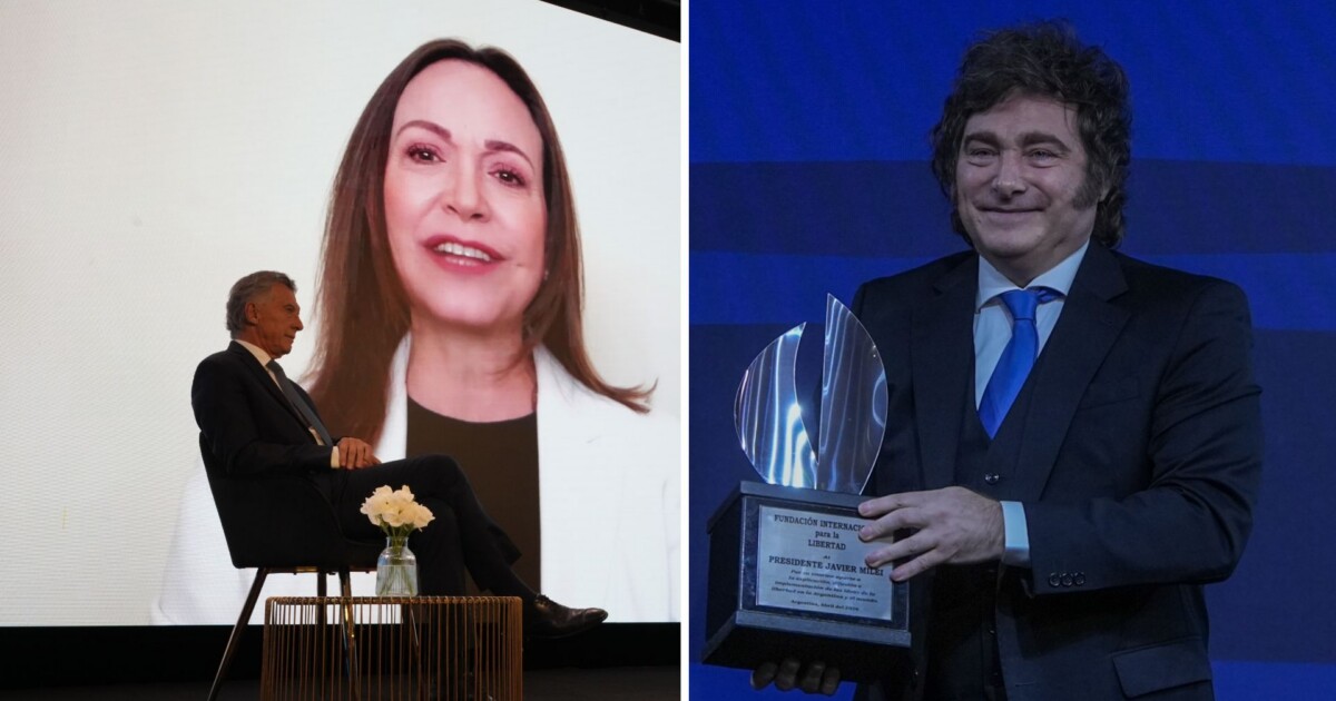 De Mauricio Macri y María Corina Machado a Javier Milei: Las 17 fotos de la gran Cena de la Fundación Libertad