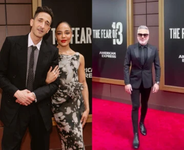 Adrien Brody, T3ssa Thompson y Diego Kolakowsky