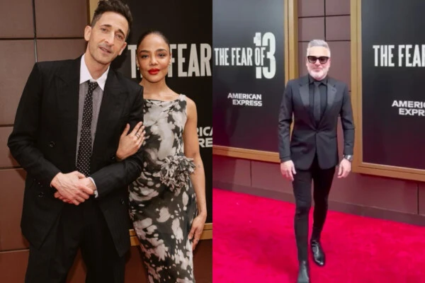Adrien Brody, T3ssa Thompson y Diego Kolakowsky