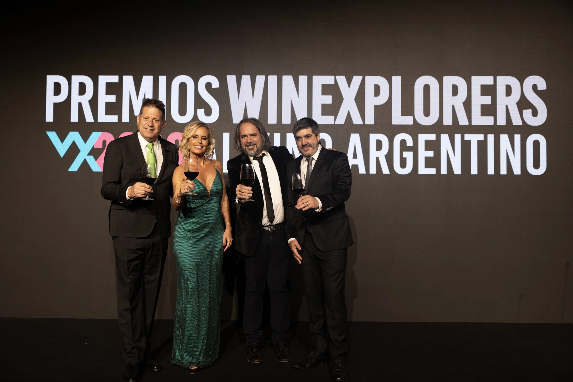 Bebe Contempomi, Maia Chacra, Fabricio Portelli y Nacho Gauna.