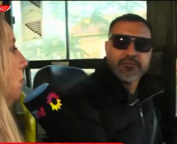 El incómodo momento de Paula Bernini en vivo con un colectivero que se hizo viral: "¡Mentira!"