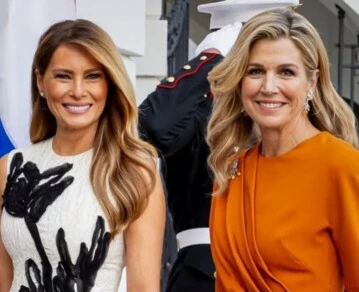 duelo de estilos entre Máxima Zorreguieta y Melania Trump