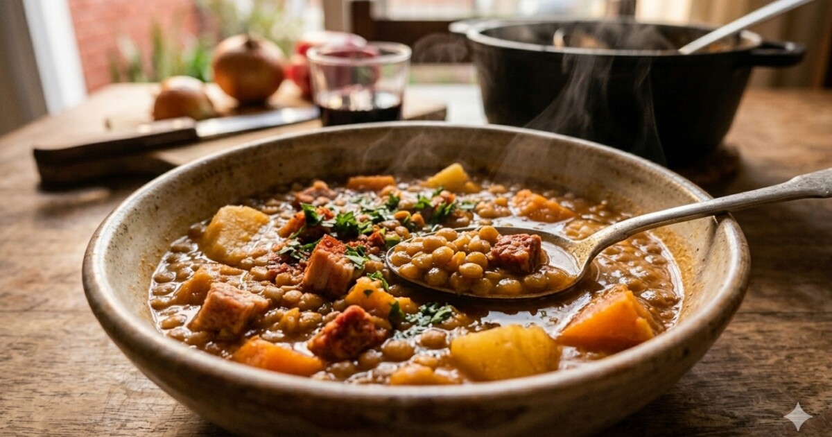 Guiso de lentejas bien sabroso: el truco casero para que tenga más sabor y mejor textura