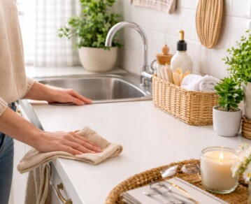 5 hábitos diarios que mantienen tu casa ordenada (aunque no tengas tiempo)