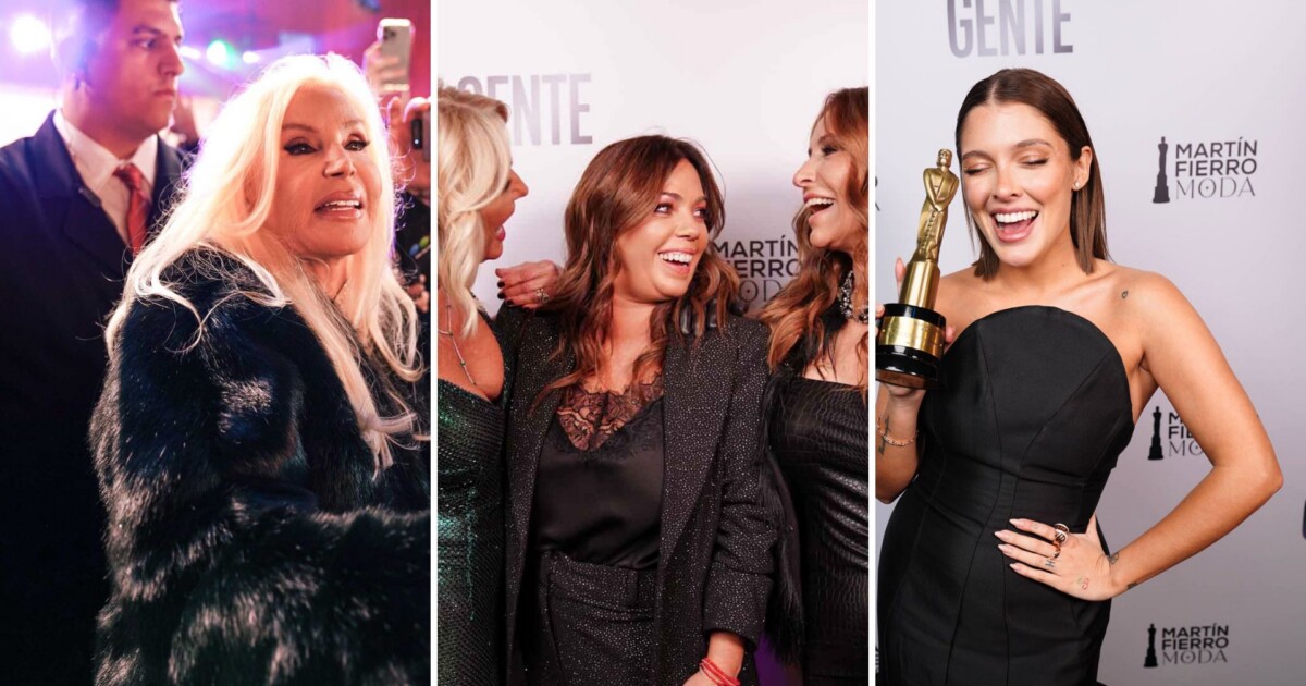 En fotos: los mejores momentos no televisados de los Martín Fierro de la Moda