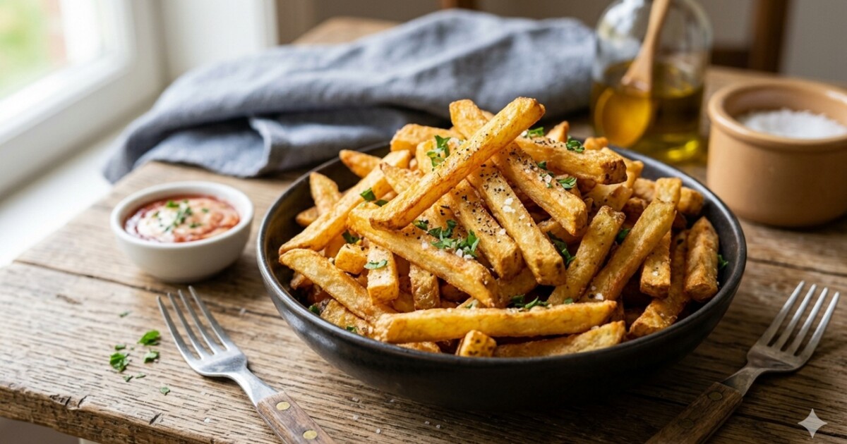 Cómo cortar y hacer papas fritas perfectas: el paso clave que casi todos hacen mal