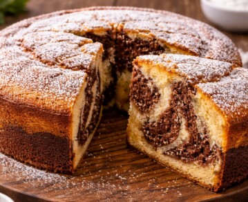 Torta marmolada perfecta: el truco para lograr el dibujo definido y súper húmedo