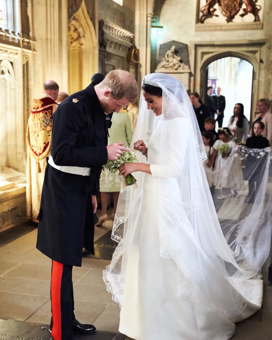 El recuerdo de la boda de Harry y Meghan.