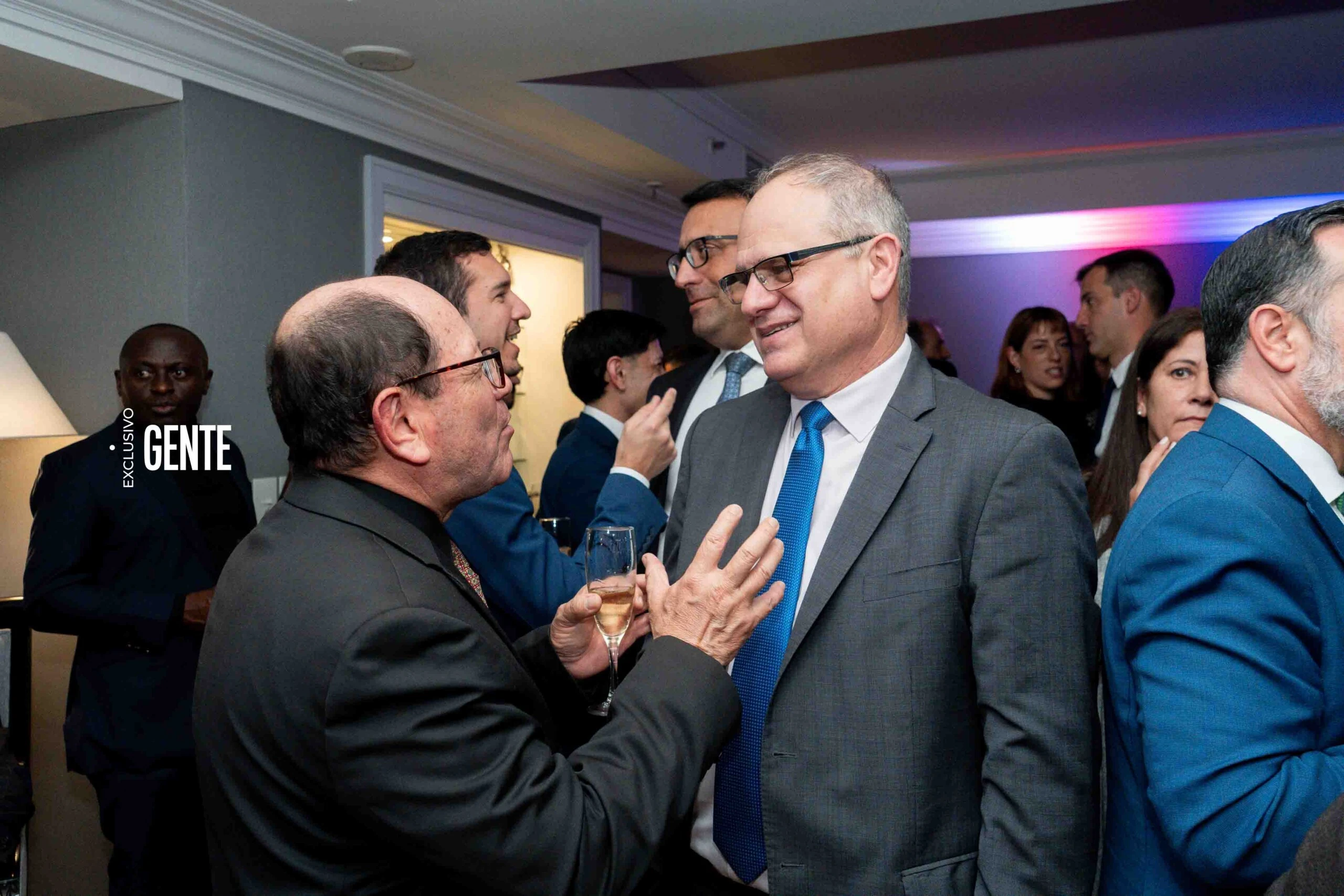 Embajador de Guatemala, Hector Ivan Espinoza Farfan y Embajador de Israel, Eyal Sela.
