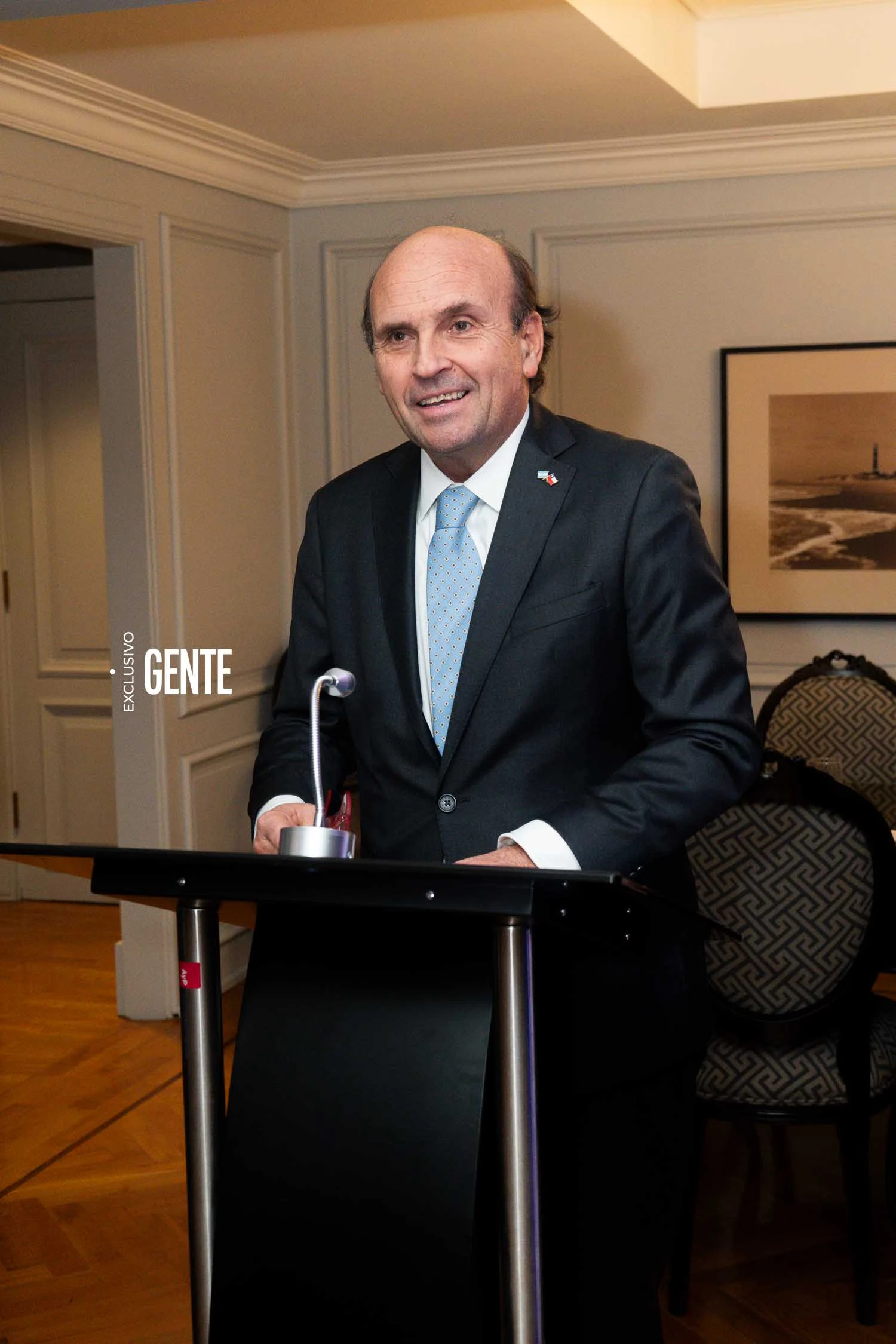 Brindis de bienvenida para el embajador de Chile en Argentina en el Hotel Intercontinental