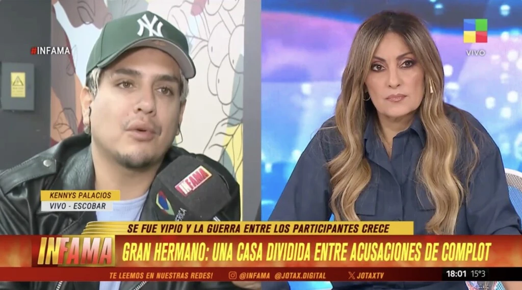 Kennys Palacios sacó los trapitos al sol en "Infama".