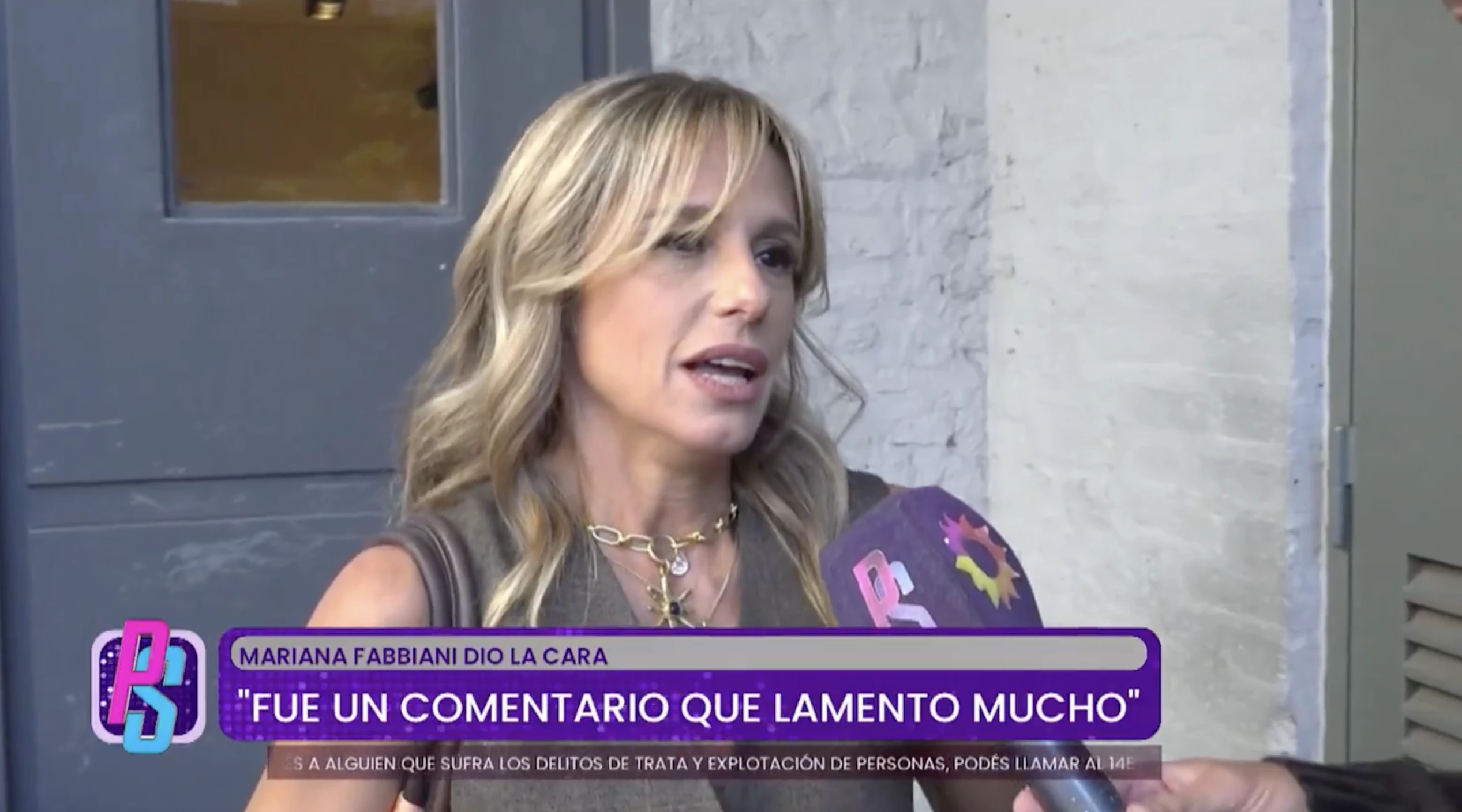 Fabbiani habló en Puro show.