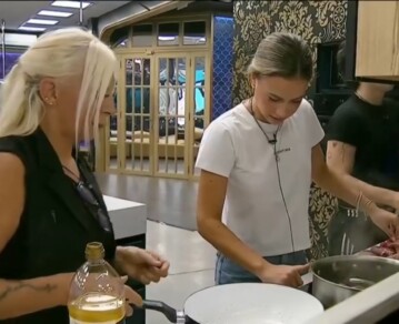 Susto en Gran Hermano: una jugadora tuvo que salir de urgencia a una clínica tras un accidente con un plato