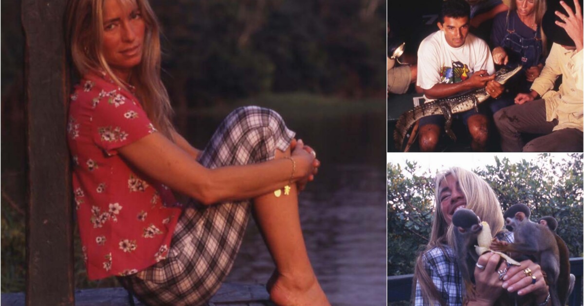 El día que Cris Morena viajó al Amazonas, se internó en la selva y salió a pescar pirañas (de día) y a buscar caimanes (de noche)
