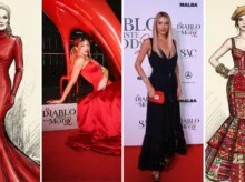 El diablo se viste a la moda 2-Angie Landaburu-Stephanie Demner-Benito Fernández-Roberto Piazza-revista GENTE